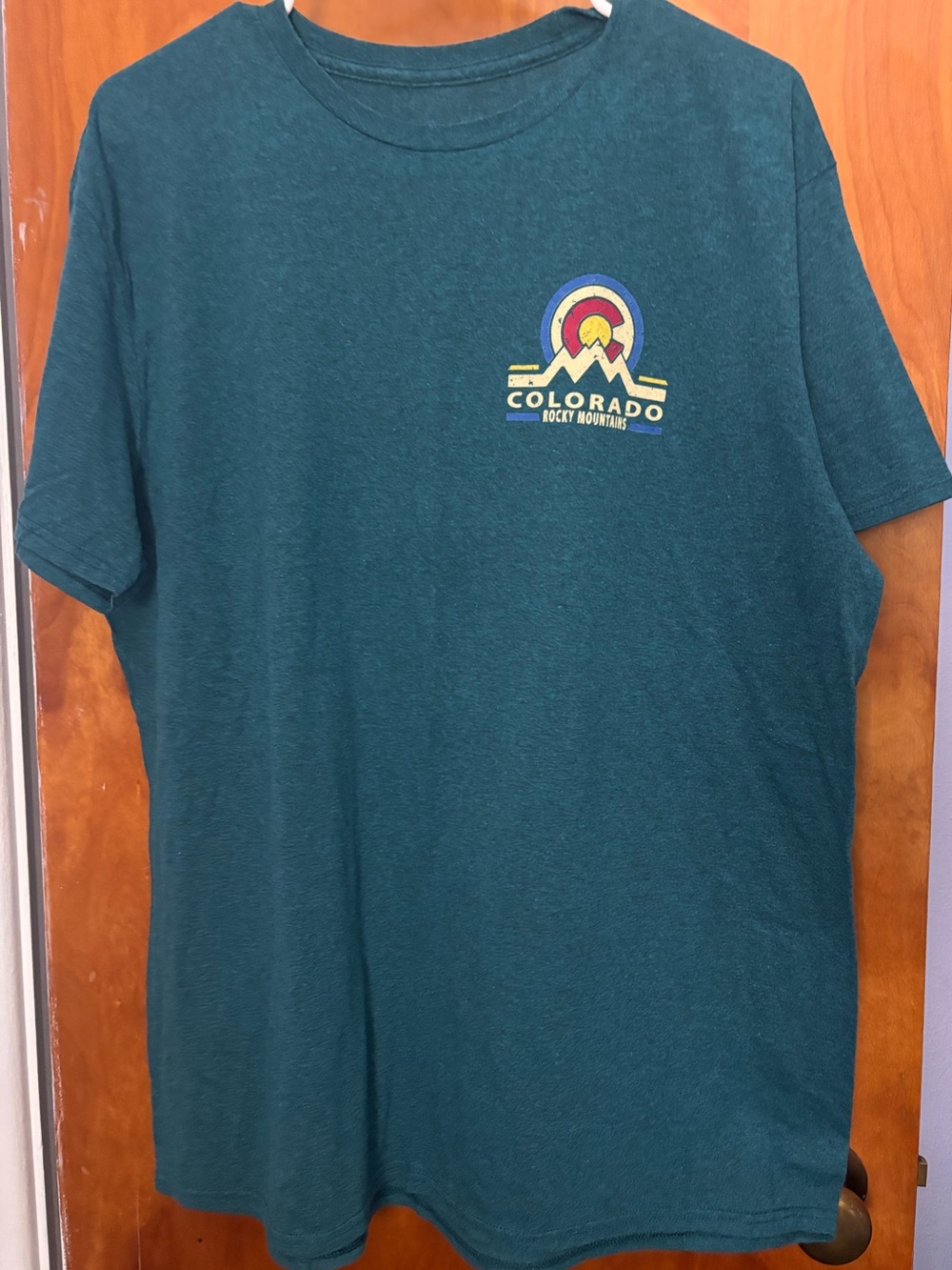 Colorado Rocky Mountains Graphic Tee - Forest Green